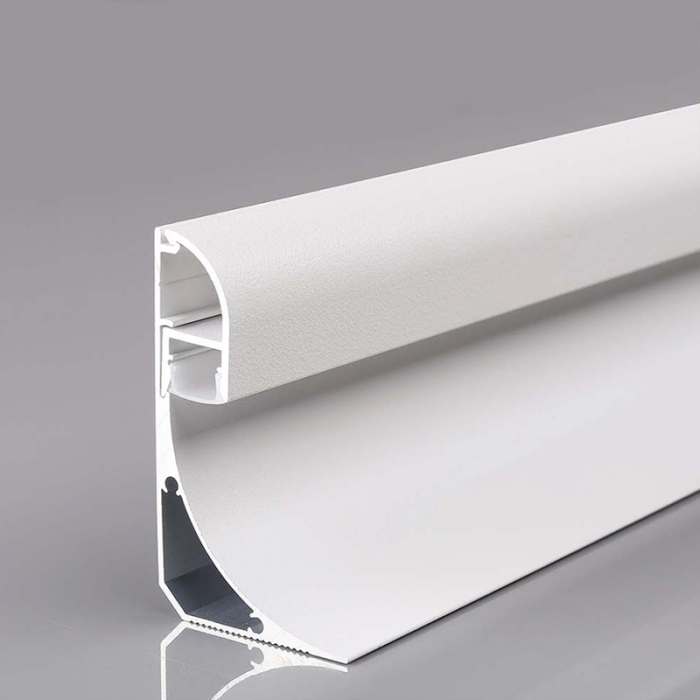 Profil Aluminiu Aplicat pentru Bandă LED, 2m, 60mm x 36mm, capac mat, corp argintiu, V-TAC, 23180 [3]