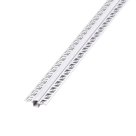 Profil pentru banda led din aluminiu, incastrat, ingust pentru rigips, 2 metri, Capac Mat, V-TAC [1]
