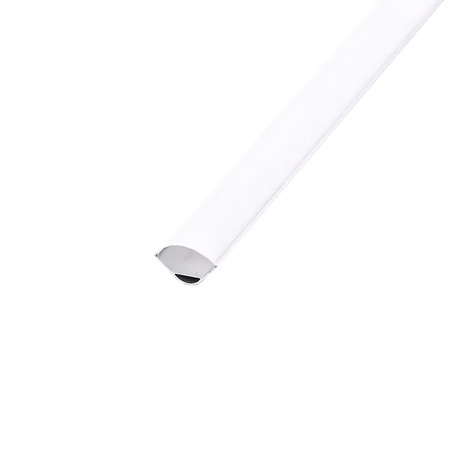 Profil aluminiu pentru banda led pentru colt rotund,  montaj unghi 90GR, 2 Metri, Capac MAT, V-TAC [1]