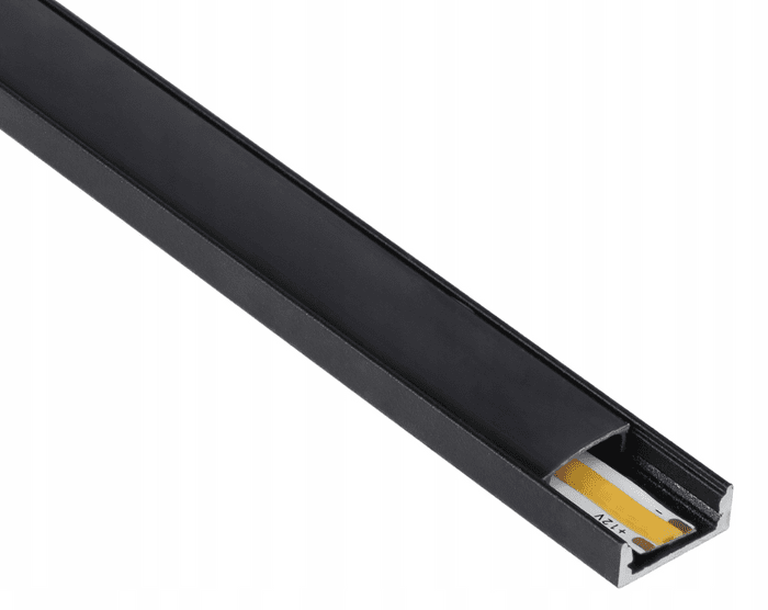 Profil banda led aplicat negru, 2 metri [3]