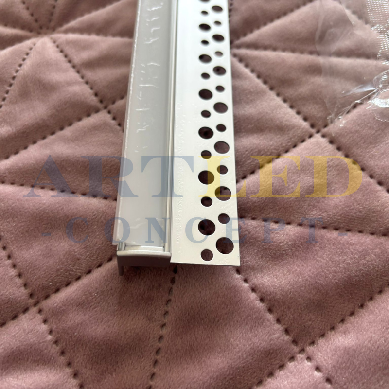 Profil LED aluminiu pentru trepte scări gresie 2metri [9]