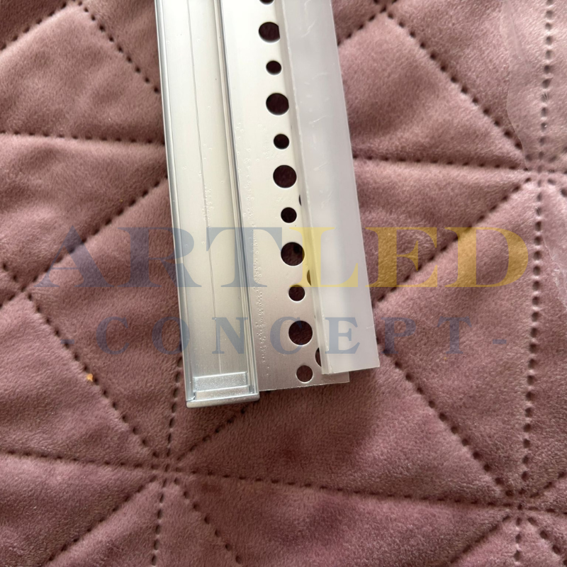 Profil LED aluminiu pentru trepte scări gresie 2metri [7]