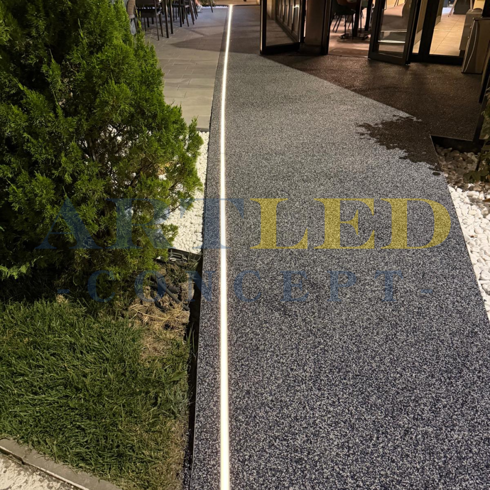 Profil LED încastrat pardoseală 2m aluminiu [3]