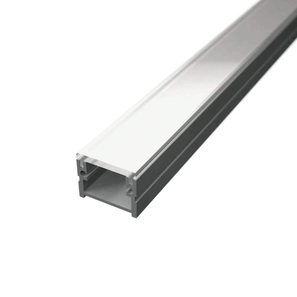 Profil Led Pardoseala Incastrat Gri 2 Metri 12.7 mm / 16 mm [4]