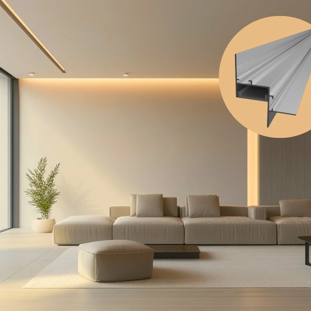 Profil LED Shadow scafa GRI 2 metri [3]