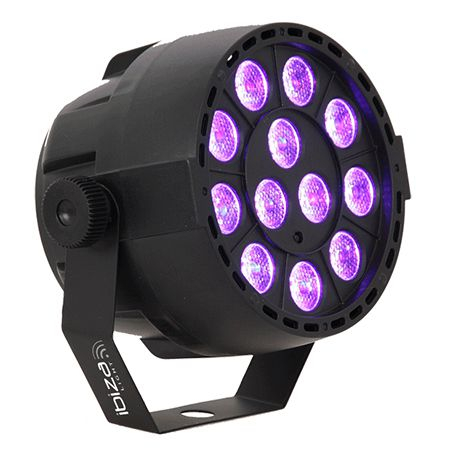 Proiector led uv 12x2w cu microfon și control dmx – efecte lumină pentru evenimente, petreceri și showuri - Ibiza Light [1]
