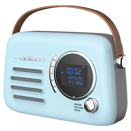 RADIO FM/DAB PORTABIL VINTAGE 30W CU FUNCTIE BLUETOOTH/AUX [1]