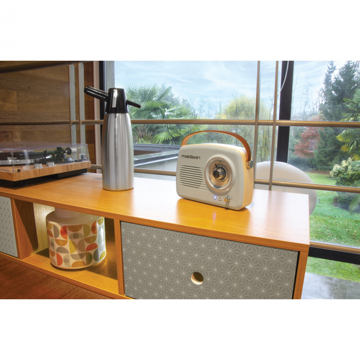 RADIO FM/DAB PORTABIL VINTAGE 30W CU FUNCTIE BLUETOOTH/AUX [3]