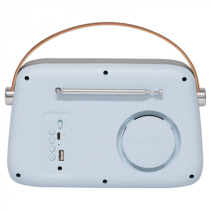 RADIO FM/DAB PORTABIL VINTAGE 30W CU FUNCTIE BLUETOOTH/AUX [7]