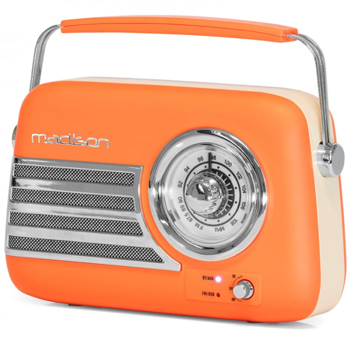 RADIO FM PORTABIL NOSTALGIA 30W CU FUNCTIE OR-MAT [2]
