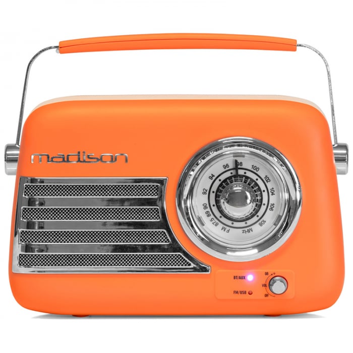 RADIO FM PORTABIL NOSTALGIA 30W CU FUNCTIE OR-MAT [4]