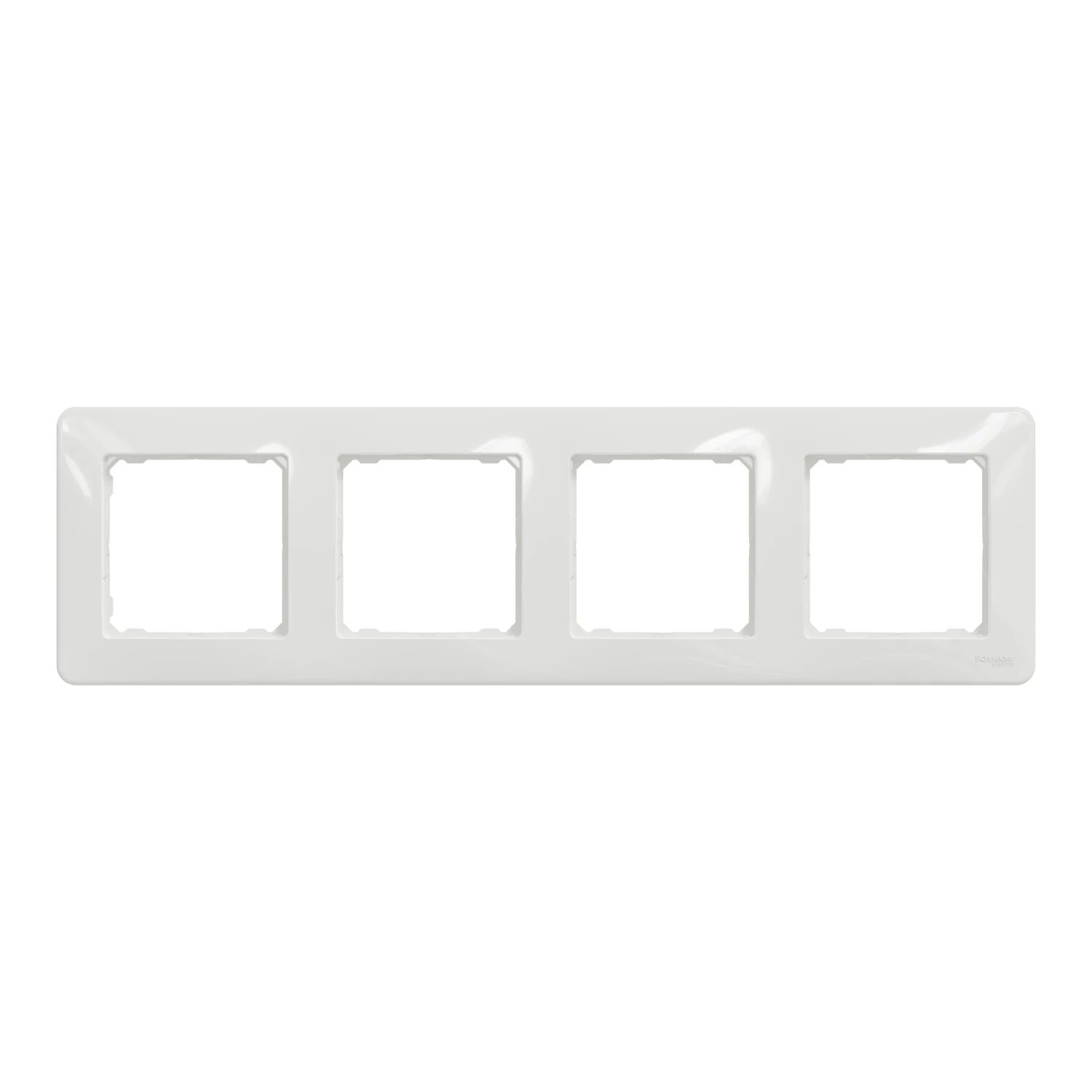 Rama Ornament 4 posturi Schneider Sedna alb SDD311804 [2]
