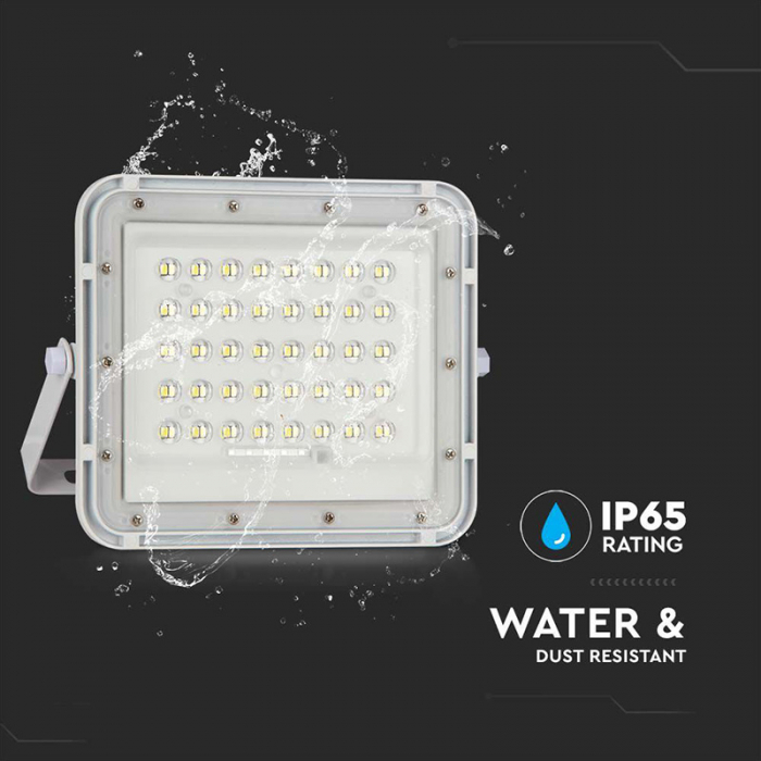 REFLECTOR CU INCARCARE SOLARA 10W 800LM 6400K - ALB [3]
