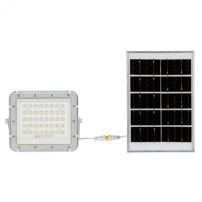 REFLECTOR CU INCARCARE SOLARA 10W 800LM 6400K - ALB [2]
