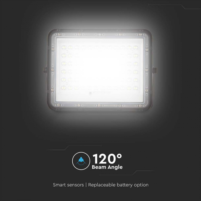 REFLECTOR CU INCARCARE SOLARA 15W 1200LM 4000K - NEGRU [13]