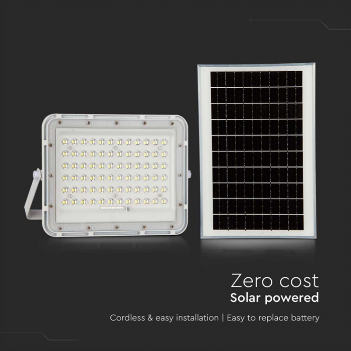 REFLECTOR CU INCARCARE SOLARA 15W 1200LM 6400K - ALB [15]
