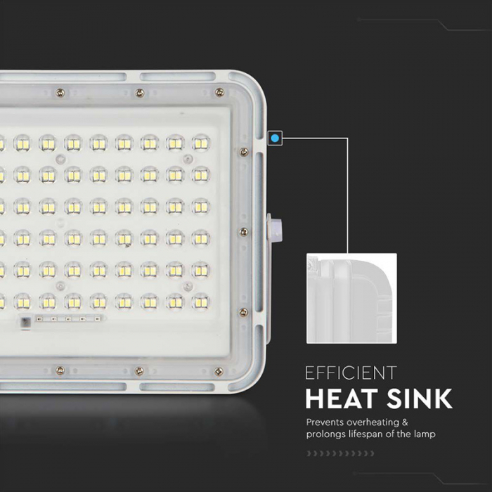 REFLECTOR CU INCARCARE SOLARA 15W 1200LM 6400K - ALB [14]
