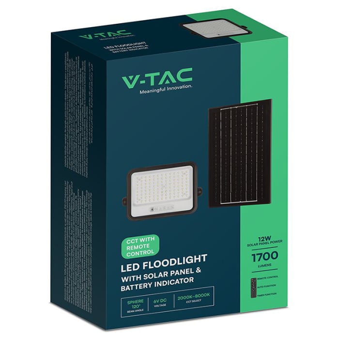 REFLECTOR CU INCARCARE SOLARA 200W 7IN1 - NEGRU [11]