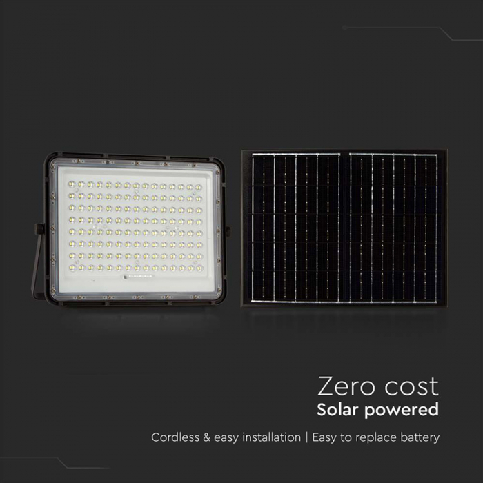 REFLECTOR CU INCARCARE SOLARA 20W 1800LM 4000K - NEGRU [15]