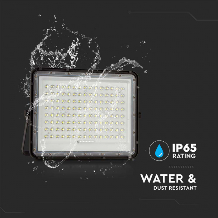 REFLECTOR CU INCARCARE SOLARA 20W 1800LM 6400K - NEGRU [3]