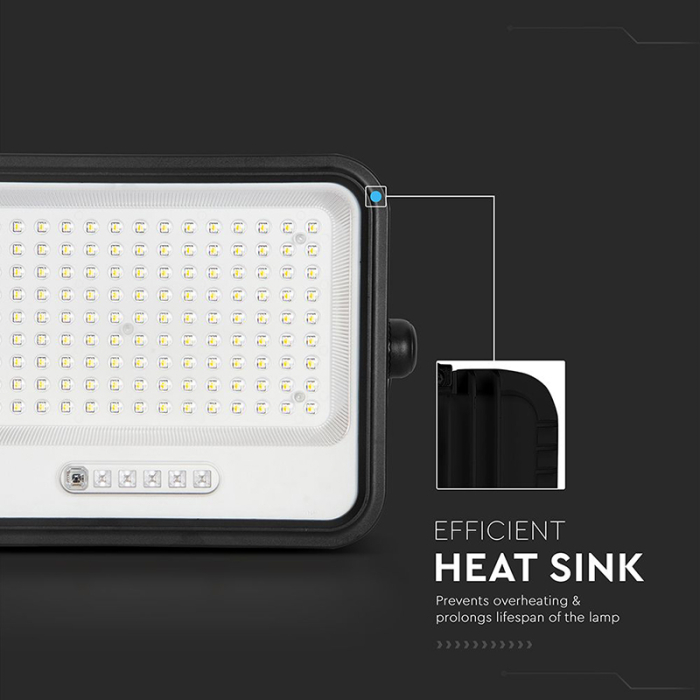 REFLECTOR CU INCARCARE SOLARA 300W 7IN1 - NEGRU [14]