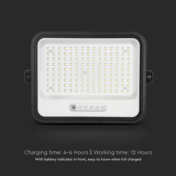 REFLECTOR CU INCARCARE SOLARA 300W 7IN1 - NEGRU [4]