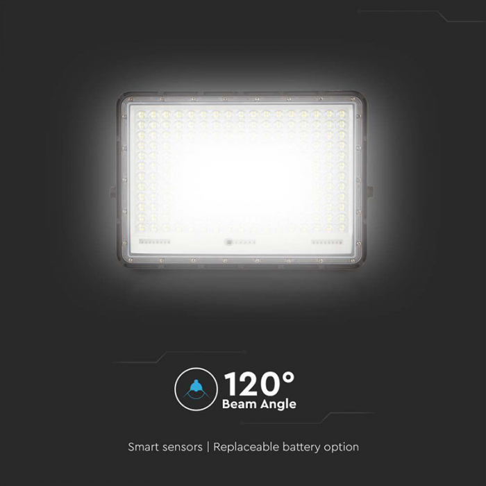 REFLECTOR CU INCARCARE SOLARA 30W 2300LM 6400K - NEGRU [13]