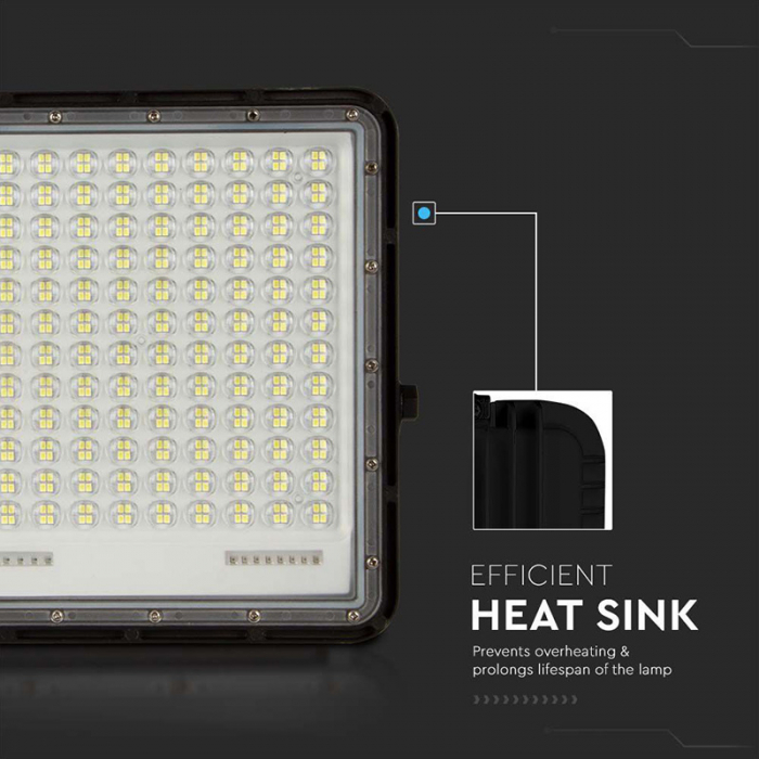 REFLECTOR CU INCARCARE SOLARA 30W 2300LM 6400K - NEGRU [14]