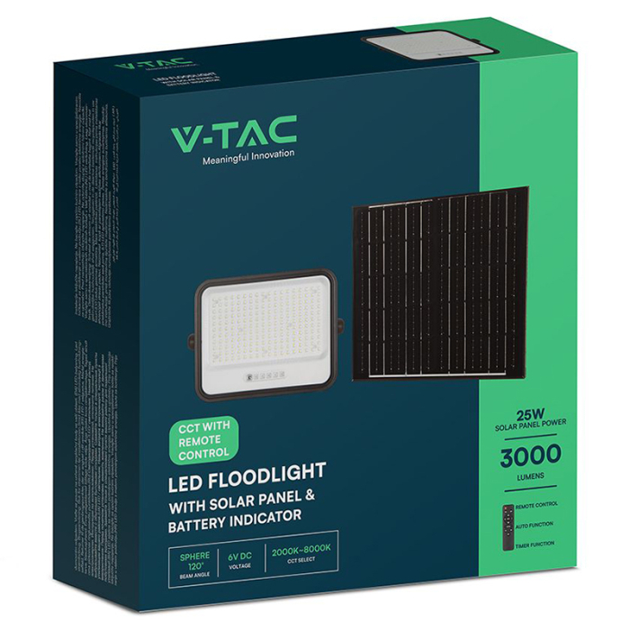 REFLECTOR CU INCARCARE SOLARA 400W 7IN1 - NEGRU [9]