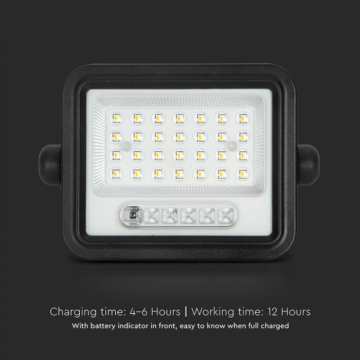 REFLECTOR CU INCARCARE SOLARA 50W 1200LM 7IN1 - NEGRU [4]