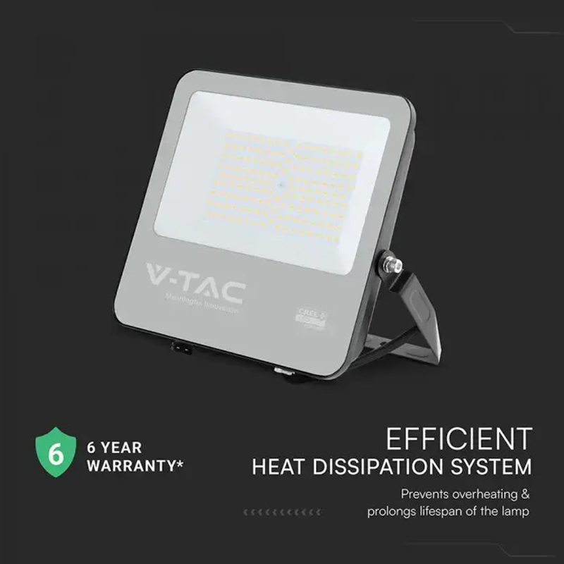 REFLECTOR LED 100W 135LM/W 4000K IP65 CABLU 1M CIP CREE - NEGRU/GRI [7]