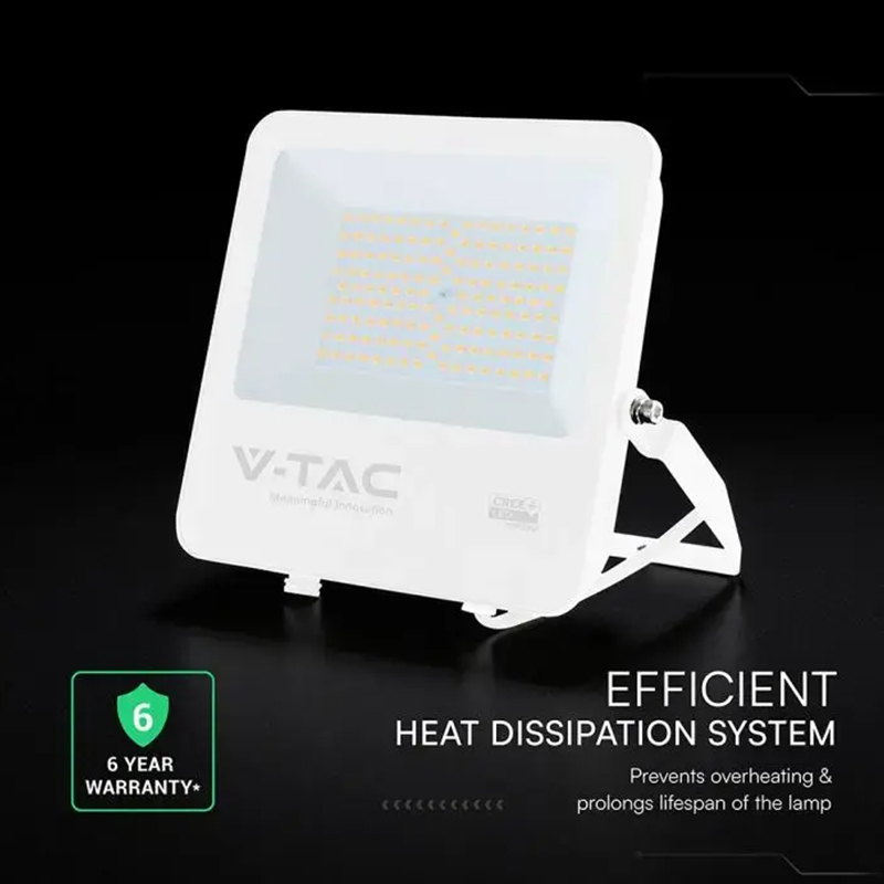 REFLECTOR LED 100W 135LM/W 6500K IP65 CABLU 1M CIP CREE - ALB [5]