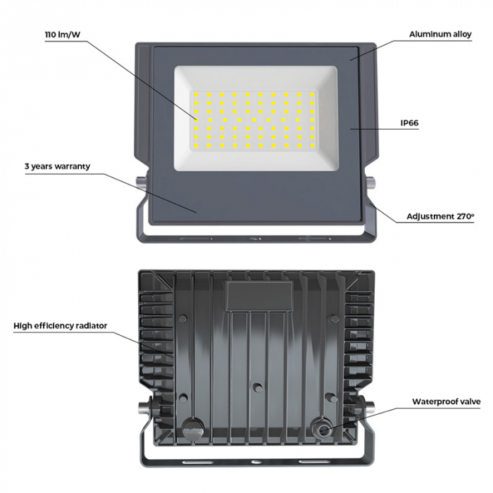 REFLECTOR LED 10W 1100LM 6000K [3]