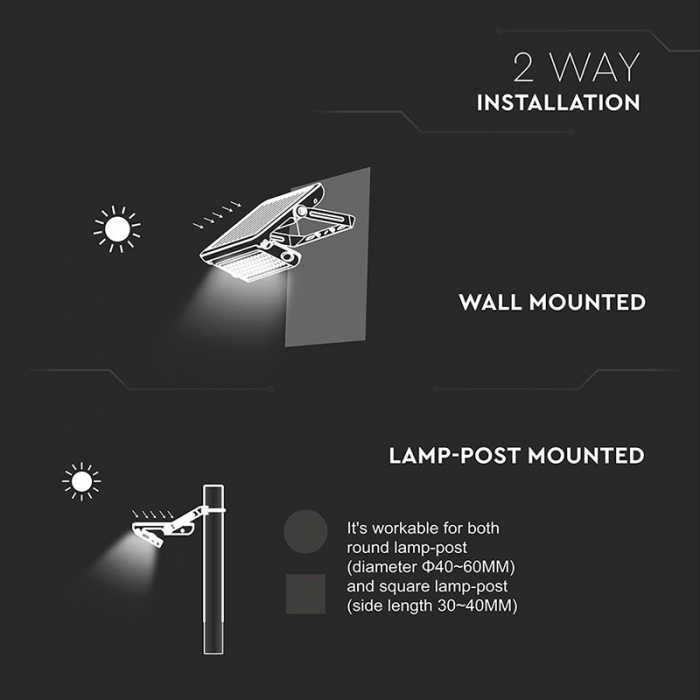 REFLECTOR LED 10W 4000K CU INCARCARE SOLARA SENZOR CREPUSCULAR SI MISCARE [7]