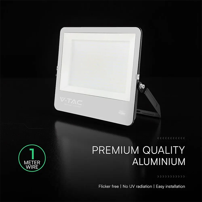 REFLECTOR LED 200W 135LM/W 6500K IP65 CABLU CIP CREE - NEGRU/GRI [10]