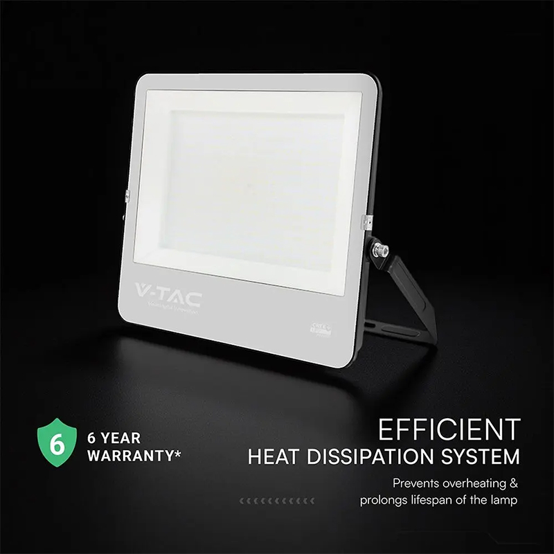 REFLECTOR LED 200W 135LM/W 6500K IP65 CABLU CIP CREE - NEGRU/GRI [8]