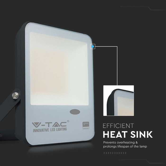 REFLECTOR LED 50W CU SENZOR CREPUSCULAR 6400K ALB RECE [13]