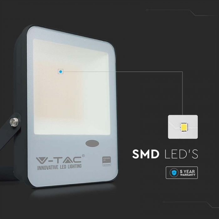 REFLECTOR LED 50W CU SENZOR CREPUSCULAR 6400K ALB RECE [9]