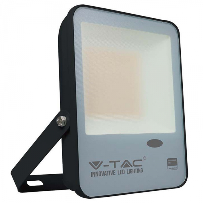 REFLECTOR LED 50W CU SENZOR CREPUSCULAR 6400K ALB RECE [2]