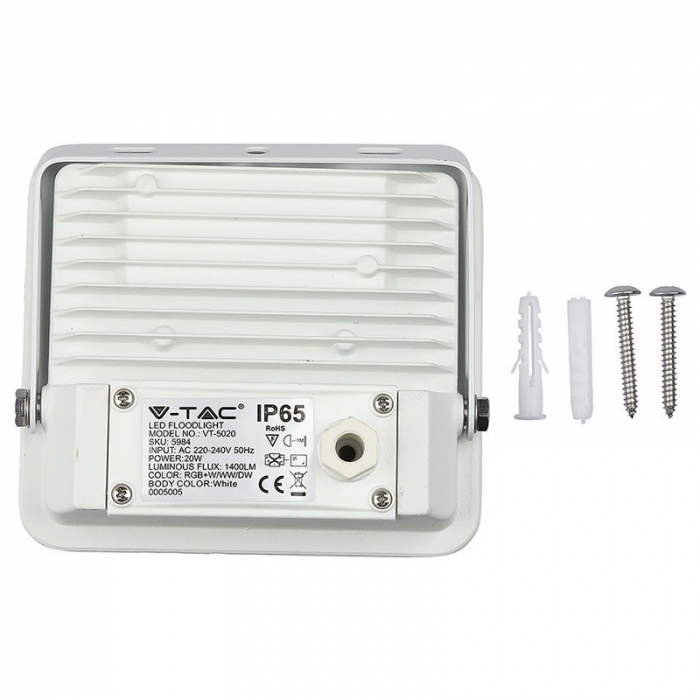 REFLECTOR LED SMART RGB + ALB 20W IP65 - ALB [13]