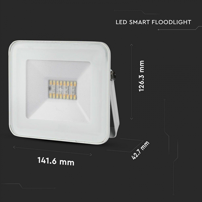 REFLECTOR LED SMART RGB + ALB 20W IP65 - ALB [15]