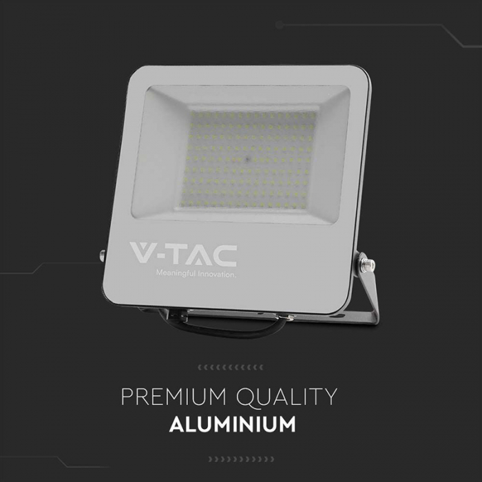 REFLECTOR LED SMD 100W 185LM/W 6500K IP65 CIP SAMSUNG - NEGRU/GRI - V-TAC  SKU-9895 [10]