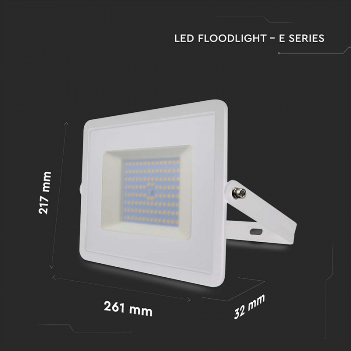 ReflReflector LED SMD, 100W, 4000K, IP65, alb, V-TAC, SKU-215968 [5]