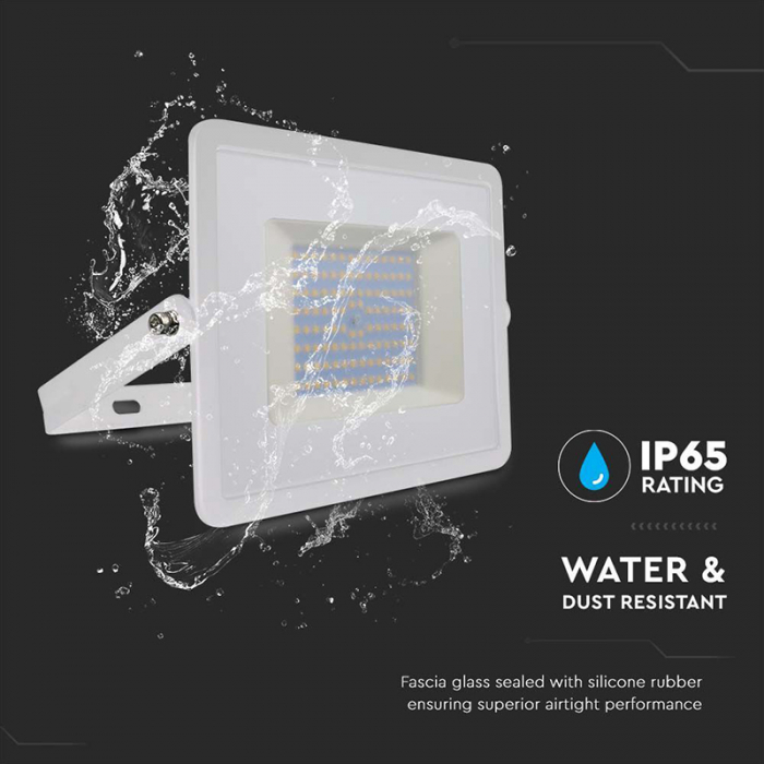 ReflReflector LED SMD, 100W, 4000K, IP65, alb, V-TAC, SKU-215968 [9]