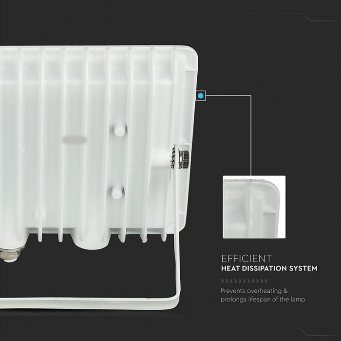 ReflReflector LED SMD, 100W, 4000K, IP65, alb, V-TAC, SKU-215968 [7]