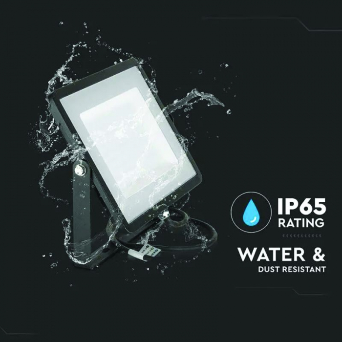 REFLECTOR LED SMD 100W 4000K IP65, CIP SAMSUNG - NEGRU [3]