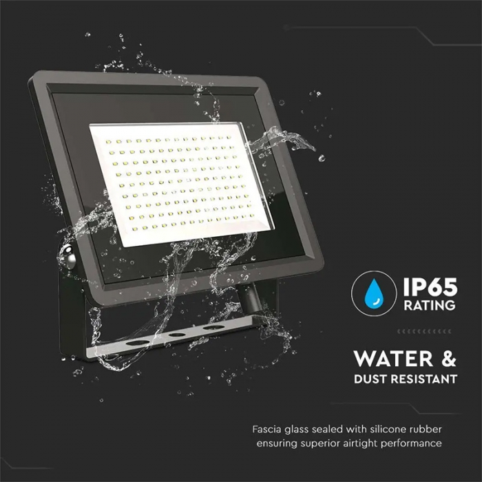 REFLECTOR LED SMD 100W 6400K IP65 - NEGRU [9]