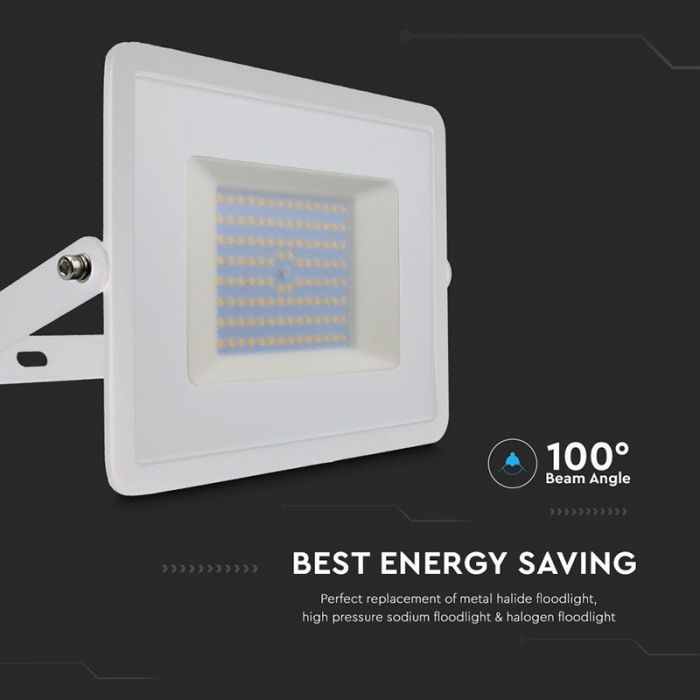 REFLECTOR LED SMD 100W 6500K IP65 - ALB - V-TAC  SKU-215969 [8]