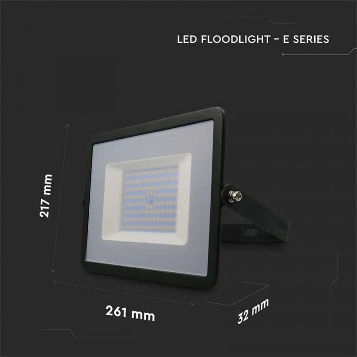 REFLECTOR LED SMD 100W 6500K IP65 - NEGRU [5]