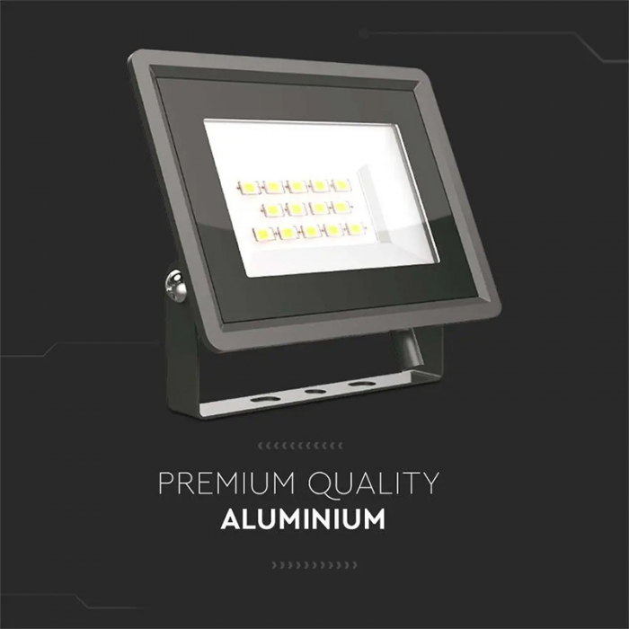 REFLECTOR LED SMD 10W 3000K IP65 - NEGRU [10]